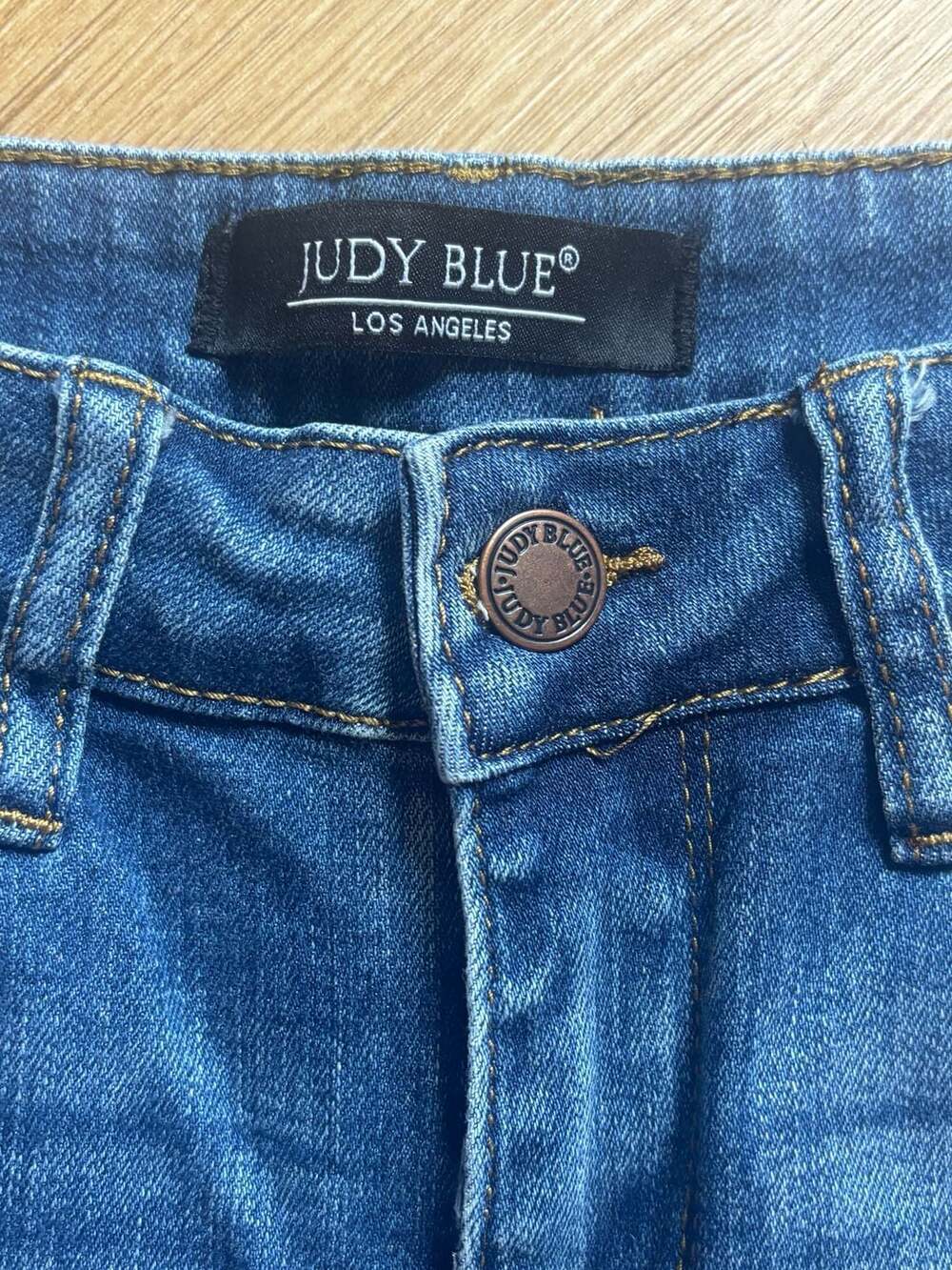 Judy Blue JB8271 DK Distressed Skinny Jeans Size 29 - Picture 2 of 7